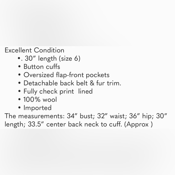 Burberry Brit Blackwell Wool Duffel with Fox Fur Trim Coat - Picture 10 of 10